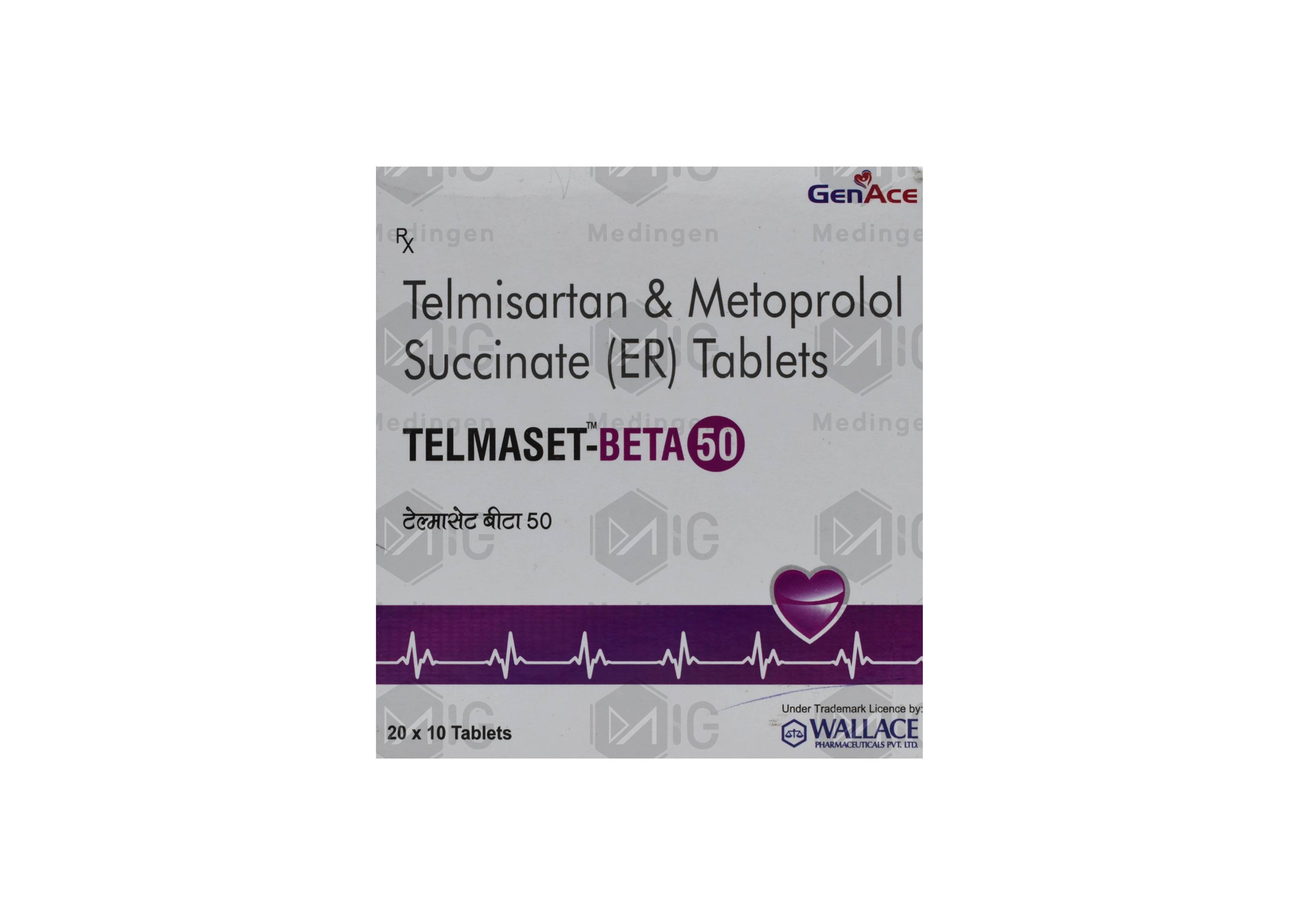 TELMASET BETA 50MG